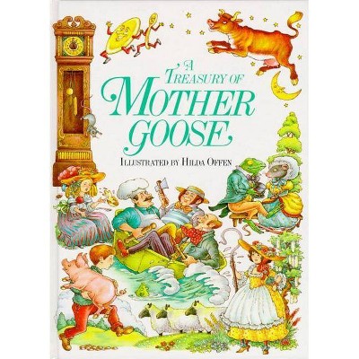 A Treasury of Mother Goose - by  Linda Yeatman (Hardcover)