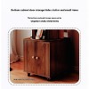 Sapphtopaz 360° Rotating Bookshelf with Wheels, Space Saving Display Spinning Corner Bookshelf, Shelf Tower for Small Spaces, Office - 4 of 4