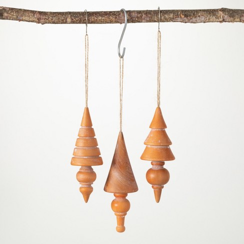 Wooden Ornaments by North To South Designs - 3 Gear Studios
