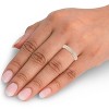 Pompeii3 1/2Ct Diamond Wedding Ring Vintage Antique Accent Womens Band 14k Yellow Gold - 3 of 4