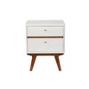 Alpine Furniture,Dakota Two Drawer Nightstand - 2 of 4