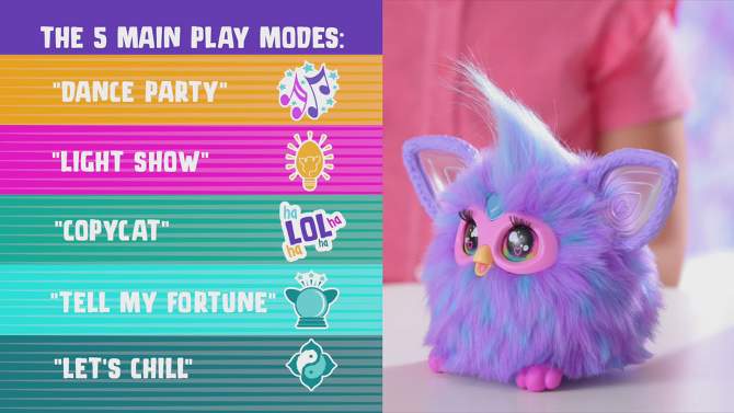 Furby Coral Interactive Plush Toy, 2 of 16, play video