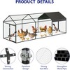 1 Set Metal Small Chicken Coop 120 X 40 X 40 Inches - 3 of 4