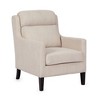 28.25" Upholstered Club Chair with Waterfall Back and Plush Seating - 4 of 4
