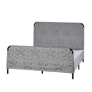 Quincy 2 Piece Transitional Bedroom Set with Bed Skirt and Metal Bed Frame|ARTFUL LIVING DESIGN - 1 of 4