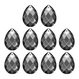 Unique Bargains DIY Hanging Grid K9 Crystal Pendant Teardrop beads 10 Pcs - 1 of 4
