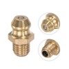 Unique Bargains Brass Straight Hydraulic Grease Thread Fitting Accessories 5 Pcs - 4 of 4