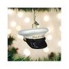 Old World Christmas Glass Blown Ornament for Christmas Tree, Navy Cap - 4 of 4