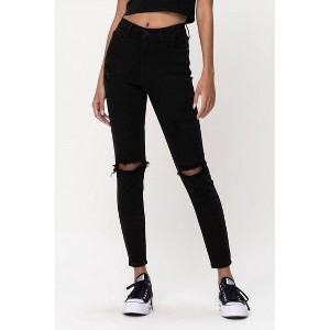 Women's Demi Skinny Distressed Jeans - CELLO - 1 of 3