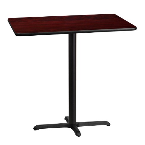 Emma and Oliver 30"x42" Rectangular Laminate Bar Table with 23.5"x29.5" Base - image 1 of 2