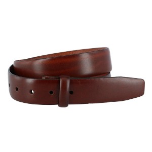 Trafalgar Men's Cortina Leather No Buckle Belt Strap - 1 of 3