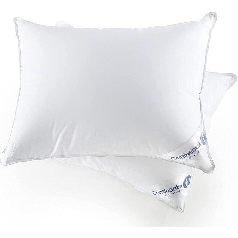 Continental Bedding Siberian 800FP 100% Goose Down Pillow Medium Support Pack of 1, 3 of 6