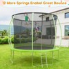 Trampoline with Enclosure & Ladder, ASTM Approved Heavy-Duty Outdoor Recreational Trampoline - 4 of 4