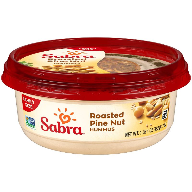 Sabra Roasted Pine Nut Hummus - 17oz, 4 of 7