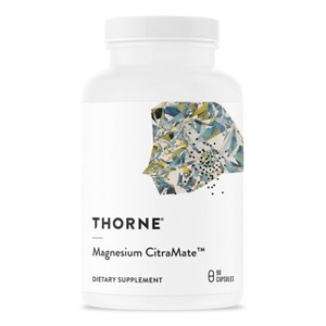 Thorne Magnesium CitraMate - Magnesium Supplement with Citrate-Malate - Gluten-Free, Dairy-Free, Soy-Free - 90 Capsules - 1 of 4