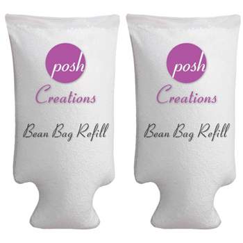 2pk 100L Bean Bag Refill White - Posh Creations
