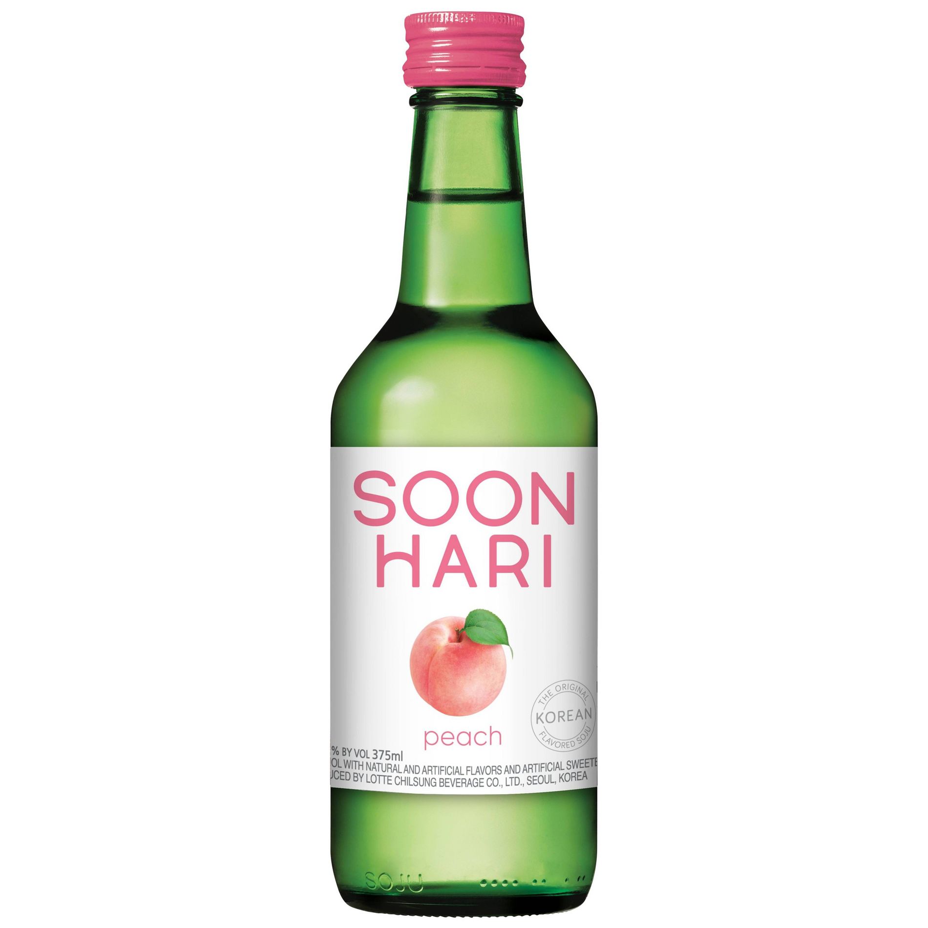 Soonhari Peach Soju - 375ml Bottle