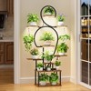 Chic Crate 63" Tall Indoor Plant Stand with Grow Light, 9-Tier Metal Shelf for Multiple Plants & Living Room - 3 of 4