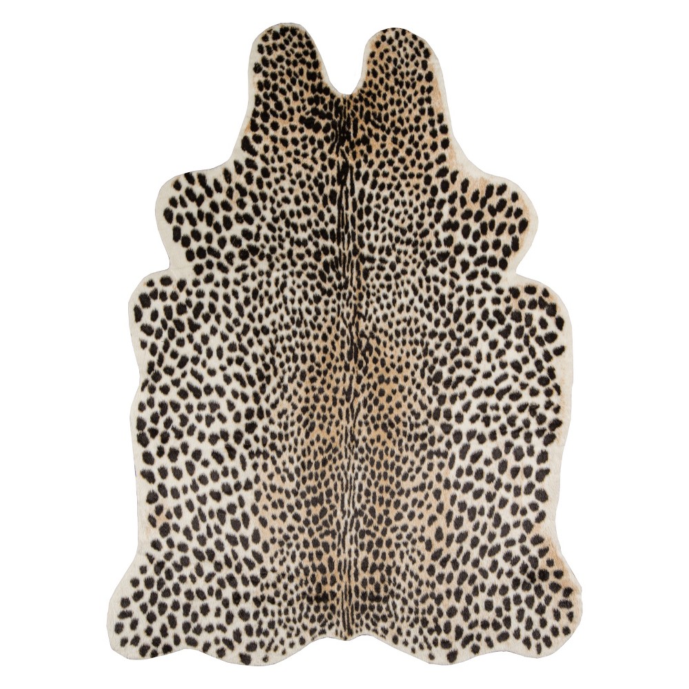 Photos - Area Rug Momeni 5'3"x7'10" Cheetah Loomed Novelty  - Erin Gates By  Multicol 