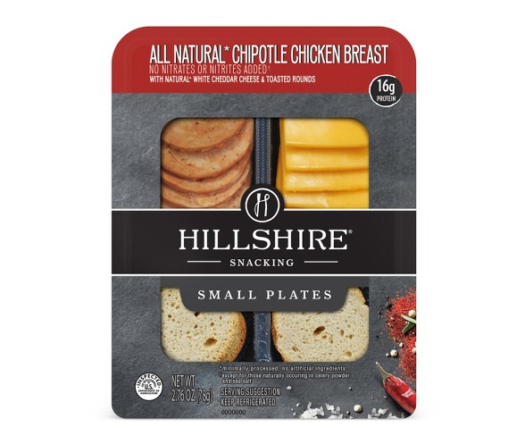 Hillshire Snacking Chipotle Chicken & Cheddar Small Plates - 2.76oz