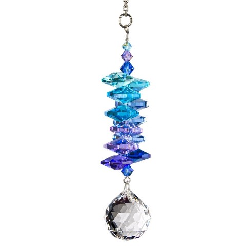 Woodstock Chimes Woodstock Rainbow Makers Collection, Crystal Moonlight Cascade, 3.5'' Ball Crystal Suncatcher CCMB - image 1 of 4