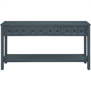 XINGHANZHENXUAN Console Table with 4 Drawers & Shelf, Entryway Sofa Table for Hallway, Living Room - 1 of 4