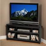 Vasari Corner Flat Panel TV Stand for TVs up to 48" Black - Prepac