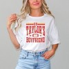 Simply Sage Market Women's Go Taylor's Boyfriend Football Short Sleeve Graphic Tee - 2 of 3