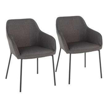 Set of 2 Daniella Contemporary Dining Chairs - LumiSource