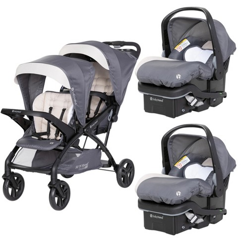 Double stroller with car sales seat target