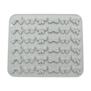 Unique Bargains Candy Making Moulds 36-Cavity Bow Tie Collection Candy Mould Hand Wash 7.87"x6.65"x0.43" 1 Pc - 1 of 4