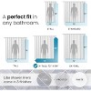 LiBa Premium 8G PEVA Bathroom Shower Curtain Liner - Waterproof, Non-Toxic, Thick Plastic with Rustproof Grommets - 2 of 4