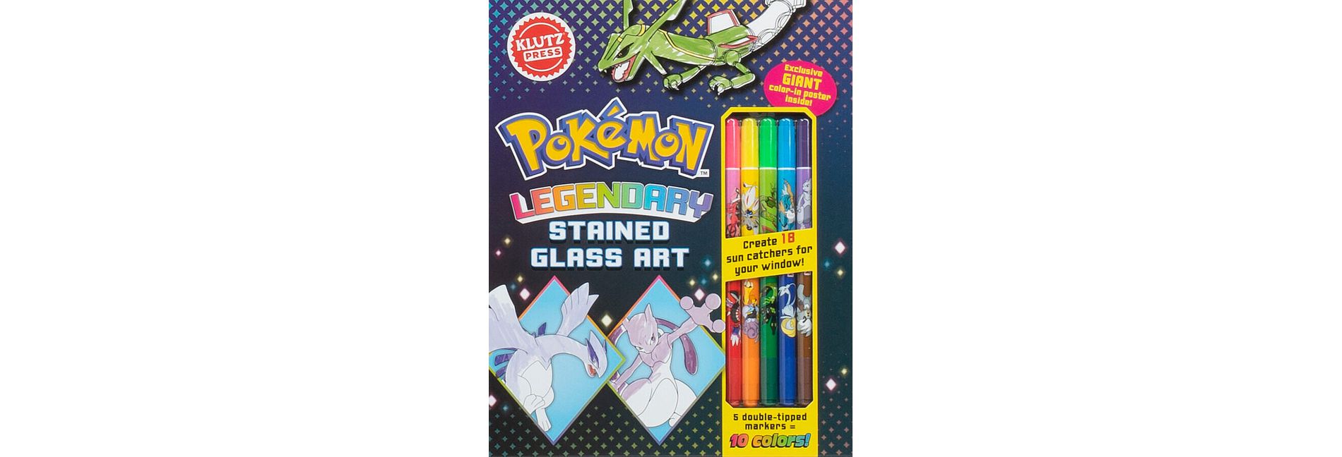 Pokémon Legendary Stained Glass - (Mixed Media Product)