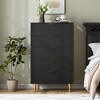 5 Drawer Dresser for Bedroom, 48” Tall Dresser Chest of Drawers, Modern Wood Storage Dresser Organizer - 3 of 4