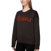 NFL Cleveland Browns Women's Long Sleeve Crew Neck Fleece - 3 of 3