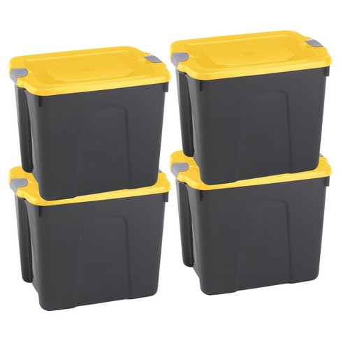 storage totes gal yellow target homz