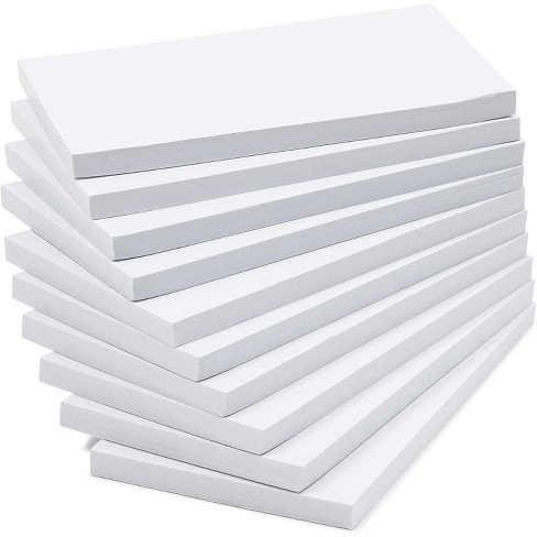 10 Pack Small Blank Memo Pads Plain Writing Notepads Scratch Pad 50 Sheet Each 3x5 Target