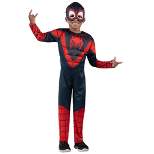 Toddler Marvel Miles Morales Halloween Costume Jumpsuit with Mask