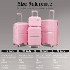 TOBILI Luggage Sets 4 Piece(14/20/24/28) PP Lightweight & Durable Expandable suitcase - 3 of 4