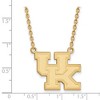 Black Bow Jewelry 14k Yellow Gold Kentucky Wildcats NCAA Necklace 18 Inch - 2 of 4