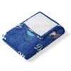 MLB Strike Stitch Hugger Pillow & Silk Touch Throw Blanket Set 40x50 Inches - 4 of 4
