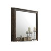 Elettra Rustic Walnut Finish Mirror - 4 of 4