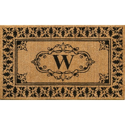Nuloom Monogrammed Outdoor Welcome Door Mat