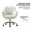 Dania Home Task Chair Velvet Upholstere Swivel Office Chair | Karat Home - 3 of 4