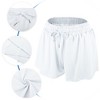 Unique Bargains Womens Flowy Running Shorts Casual High Waisted Workout Shorts 1Pc - 2 of 4