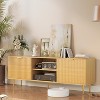 Snynuxx Modern TV Stand for 55/60/65 inch TV with Storage for Living Room - 3 of 4