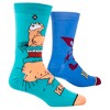 Odd Sox, Aaahh Real Monsters!, Funny Novelty Socks, Large - 2 of 4