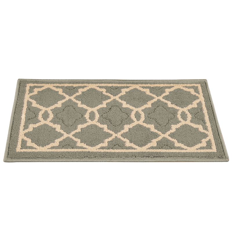 Collections Etc Classic Berber Style Skid-Resistant Backing Rug, 1 of 5