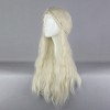 Unique Bargains Women's Curly Wigs 30" Gold Tone with Wig Cap - 3 of 4