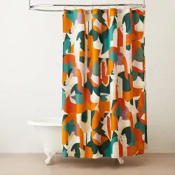 Cut it Up Printed Shower Curtain - Opalhouse™ designed with Jungalow™